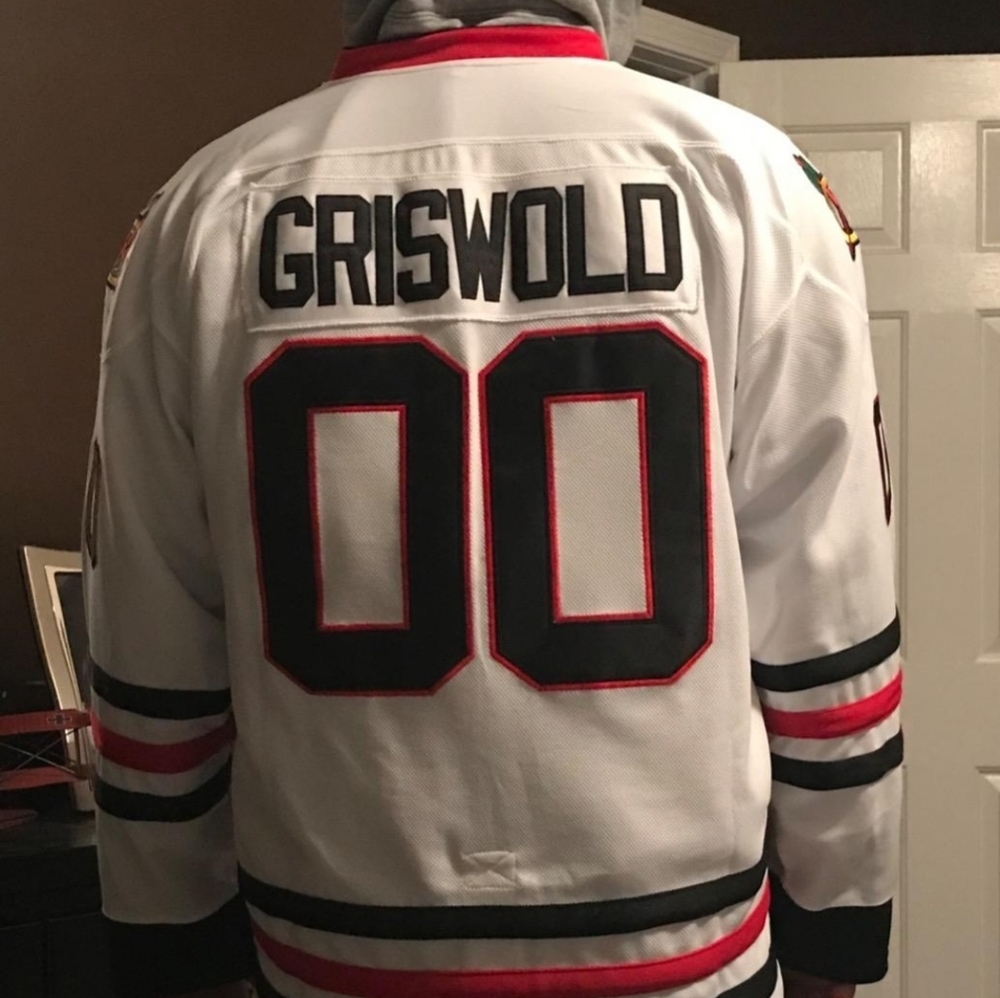 Clark Griswold Blackhawks X-Mas Christmas Vacation Jersey NEW‼️ 🎄🎅 - Picture 5 of 13